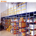 heavy duty iron mezzanine rack for warehouse storage